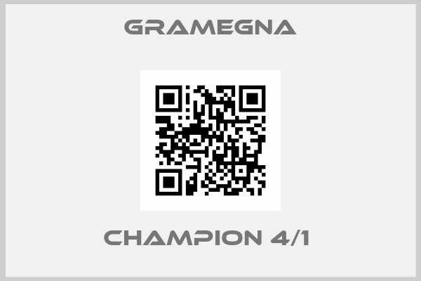 Gramegna-CHAMPION 4/1 