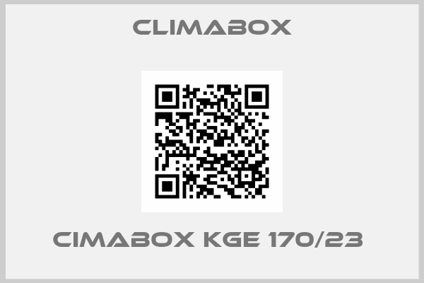 Climabox-CIMABOX KGE 170/23 