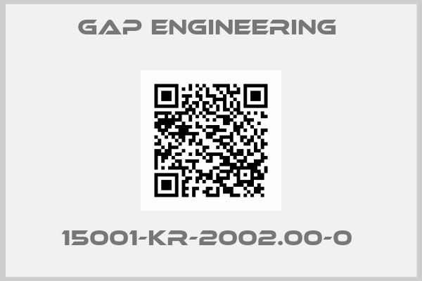 Gap Engineering -15001-KR-2002.00-0 