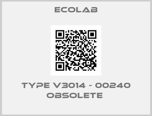 Ecolab-Type V3014 - 00240 obsolete 