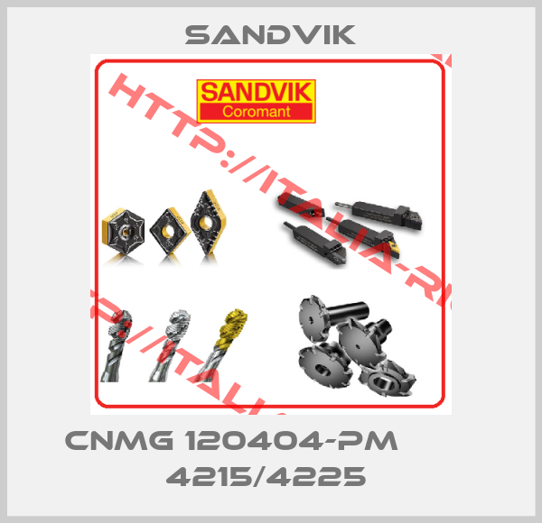 Sandvik-CNMG 120404-PM         4215/4225 