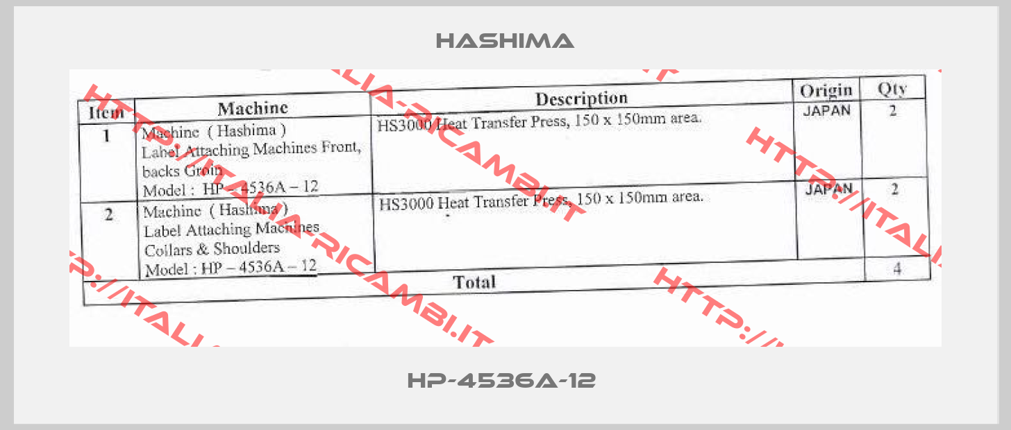 Hashima-HP-4536A-12 