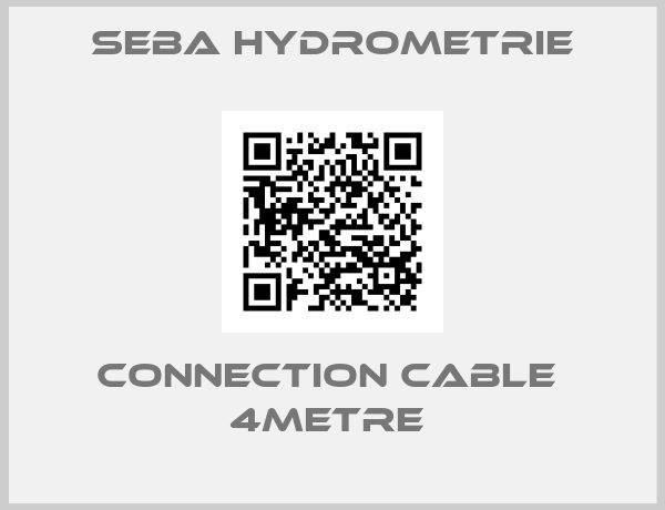 Seba Hydrometrie-CONNECTION CABLE  4METRE 