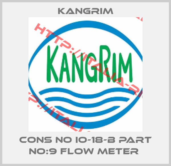 Kangrim-CONS NO IO-18-B PART NO:9 FLOW METER 