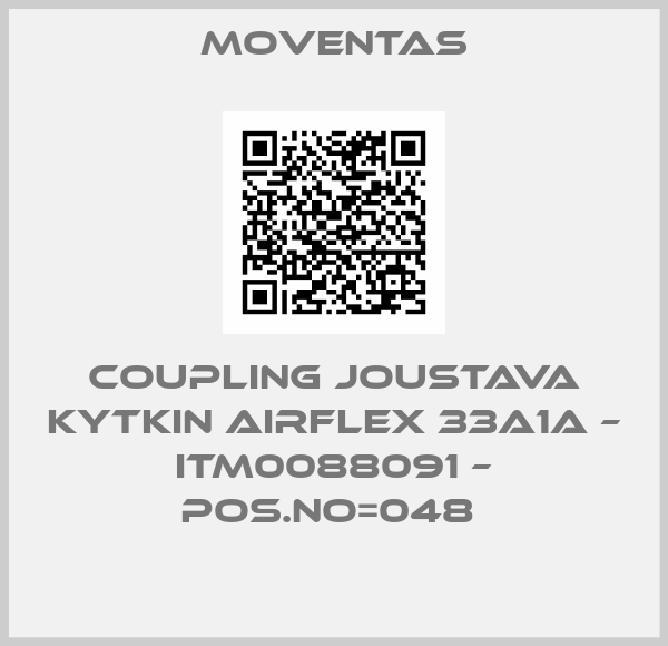 Moventas-COUPLING JOUSTAVA KYTKIN AIRFLEX 33A1A – ITM0088091 – POS.NO=048 
