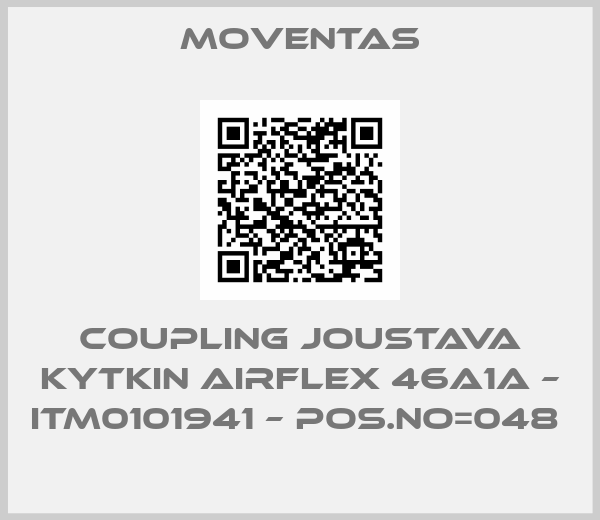 Moventas-COUPLING JOUSTAVA KYTKIN AIRFLEX 46A1A – ITM0101941 – POS.NO=048 