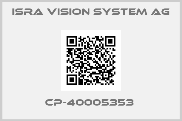 Isra Vision System Ag-CP-40005353 