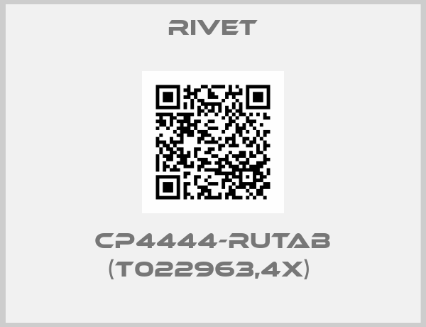 Rivet-CP4444-RUTAB (T022963,4X) 