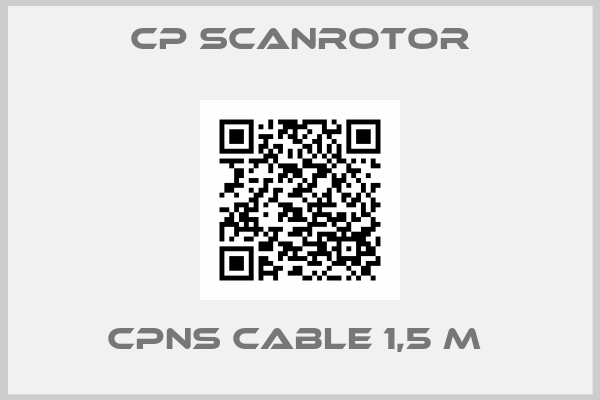 CP SCANROTOR-CPNS CABLE 1,5 M 