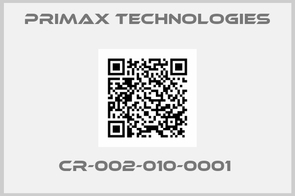 Primax Technologies-CR-002-010-0001 