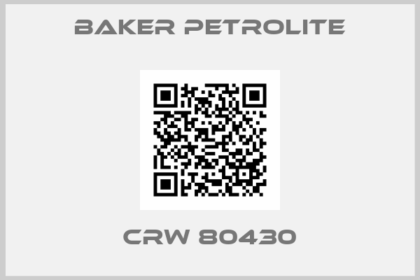 Baker Petrolite-CRW 80430