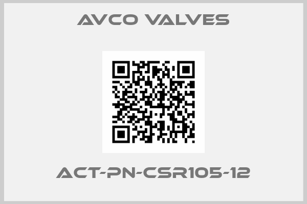 Avco valves-ACT-PN-CSR105-12