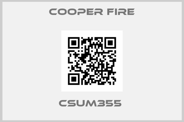 Cooper Fire-CSUM355 