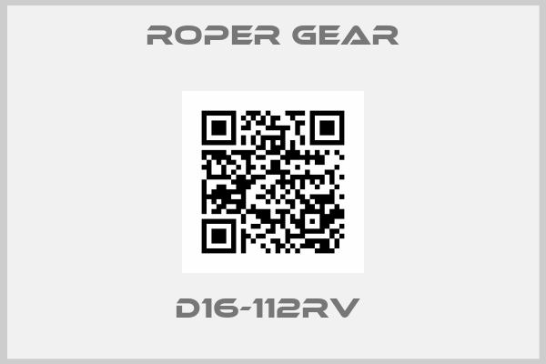 Roper gear-D16-112RV 
