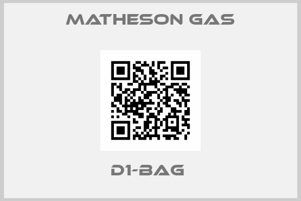 Matheson Gas-D1-BAG 