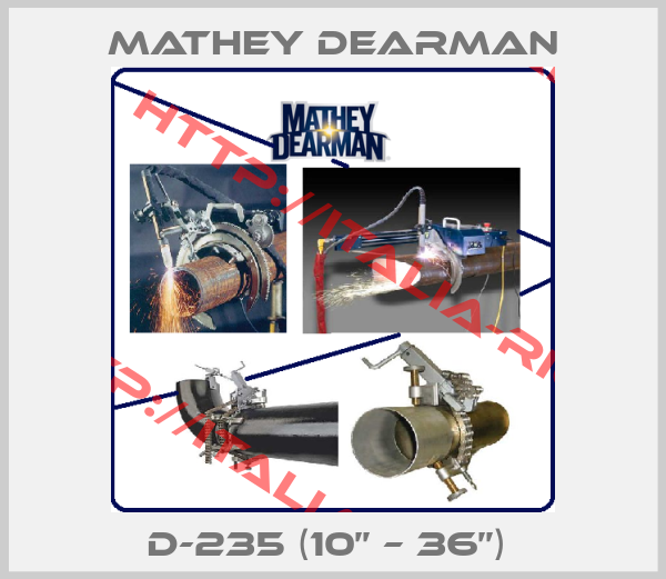 Mathey dearman-D-235 (10’’ – 36’’) 