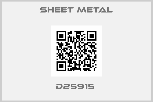 Sheet Metal-D25915 