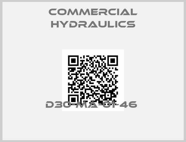 Commercial Hydraulics-D30-MA-01-46 