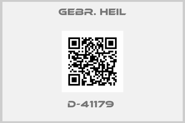 Gebr. Heil-D-41179 