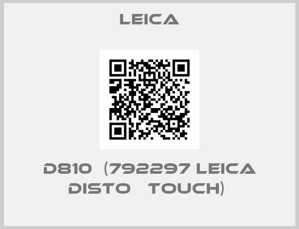 Leica-D810  (792297 Leica DISTO   touch) 