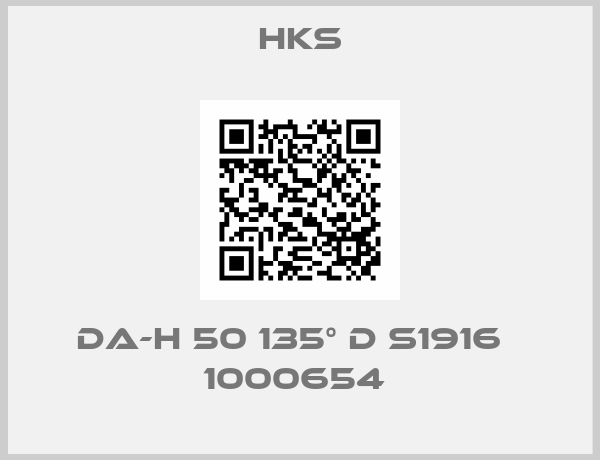 Hks-DA-H 50 135° D S1916   1000654 