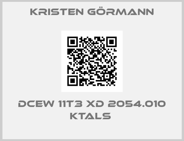 Kristen Görmann-DCEW 11T3 XD 2054.010 KTALS 