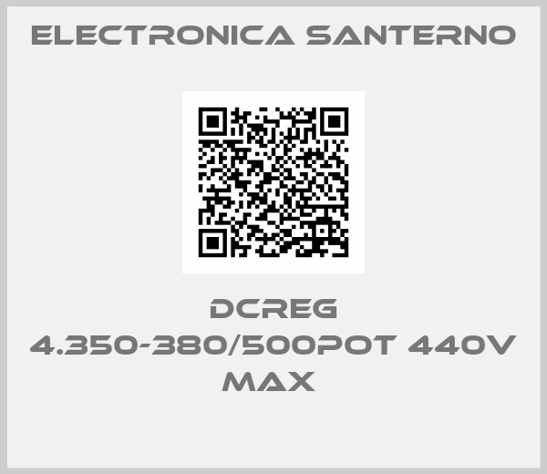 Electronica Santerno-DCREG 4.350-380/500POT 440V MAX 