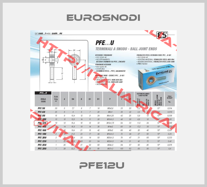 Eurosnodi-PFE12U 