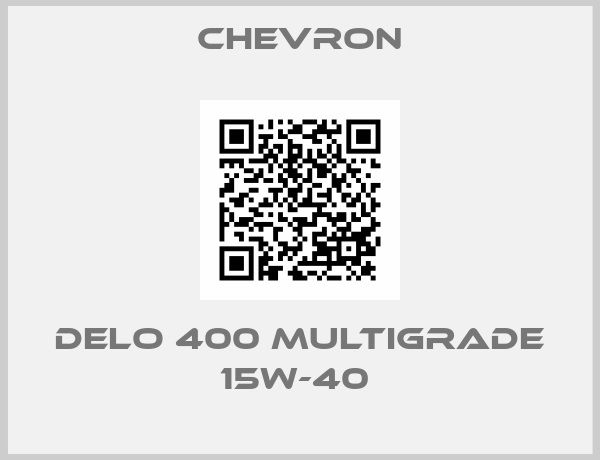 Chevron-DELO 400 MULTIGRADE 15W-40 