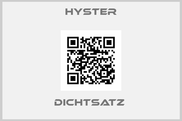 Hyster-DICHTSATZ 