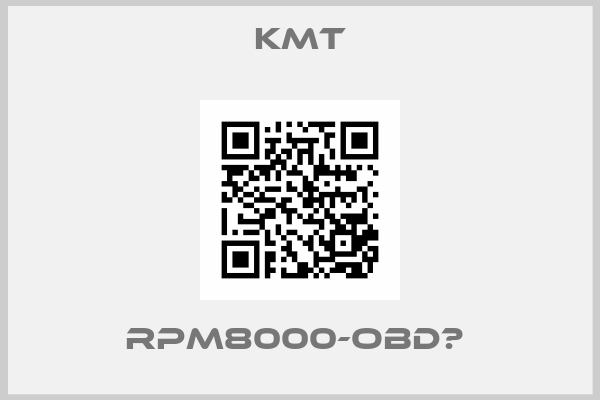 KMT-RPM8000-OBDⅡ 