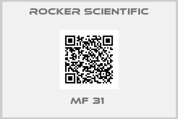 Rocker Scientific-MF 31 