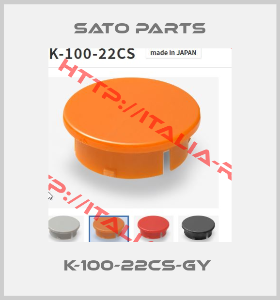 SATO PARTS-K-100-22CS-GY 