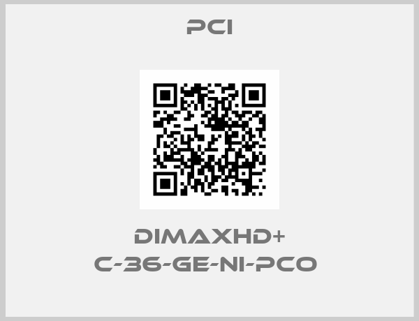 Pci-dimaxHD+ C-36-GE-NI-PCO 