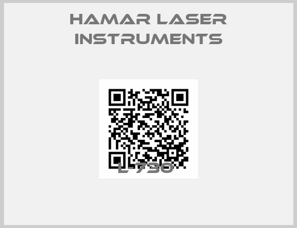Hamar Laser instruments-L-730 
