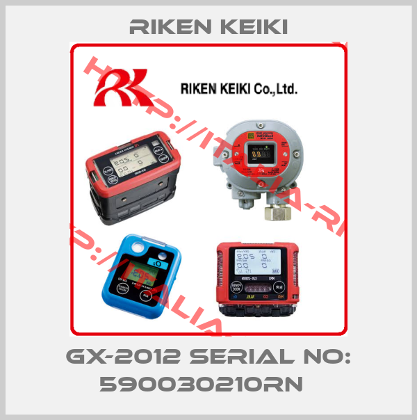 RIKEN KEIKI-GX-2012 Serial No: 590030210RN  
