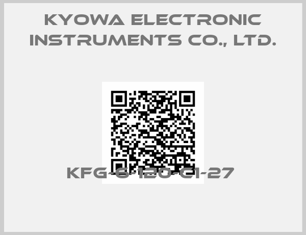 KYOWA ELECTRONIC INSTRUMENTS CO., LTD.-KFG-6-120-C1-27 