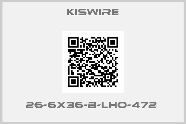 Kiswire-26-6X36-B-LHO-472 