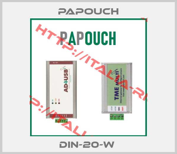 papouch-DIN-20-W 