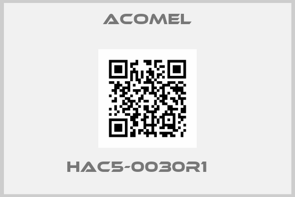 Acomel-HAC5-0030R1    