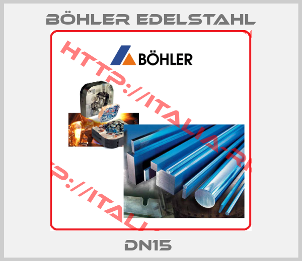 Böhler Edelstahl-DN15 