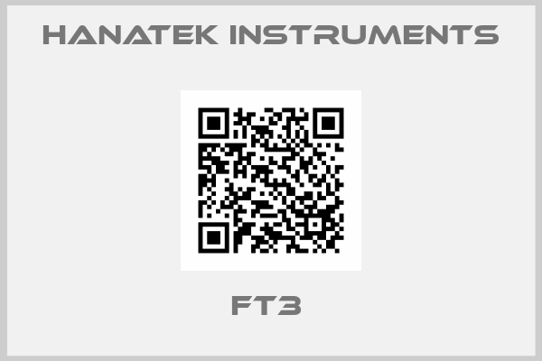 Hanatek Instruments-FT3 