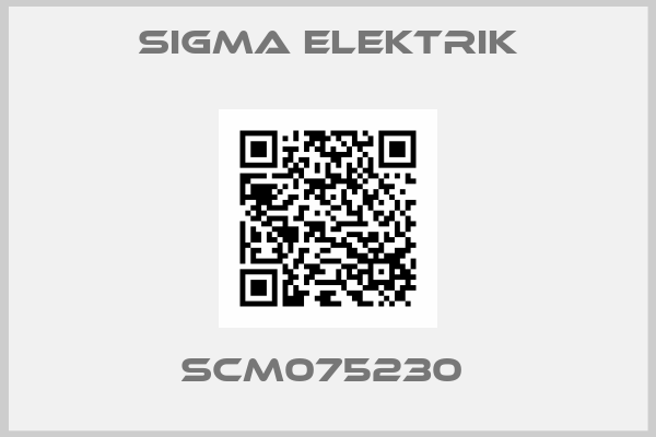 Sigma Elektrik-SCM075230 