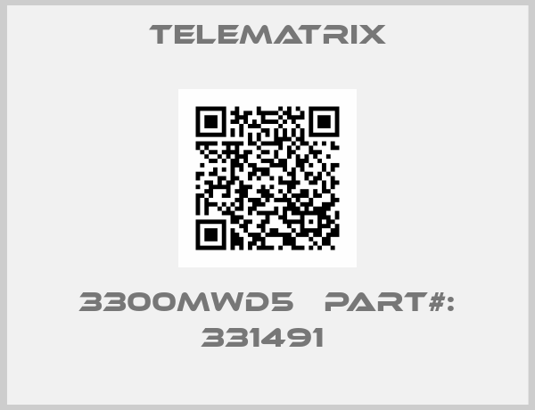 Telematrix-3300MWD5   Part#: 331491 