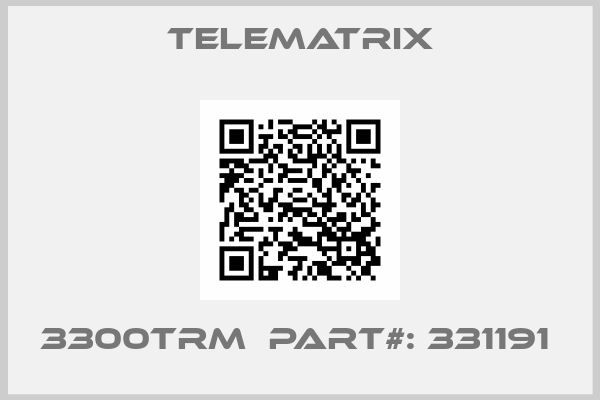 Telematrix-3300TRM  Part#: 331191 