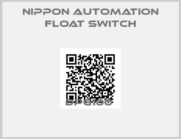 NIPPON AUTOMATION FLOAT SWITCH-DPG100 