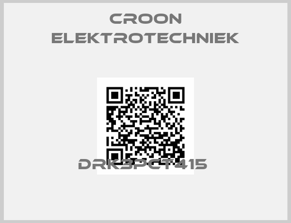 Croon Elektrotechniek-DRK3PCT415 