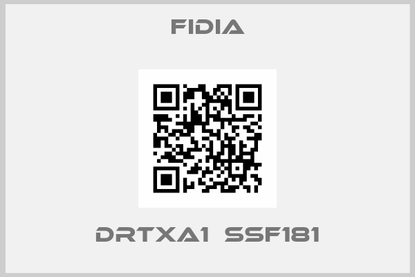 Fidia-DRTXA1  SSF181