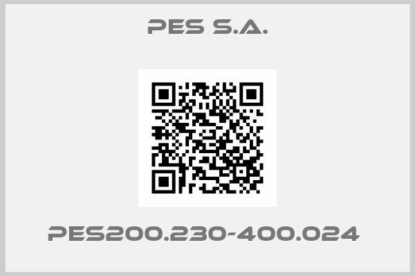 PES S.A.-PES200.230-400.024 