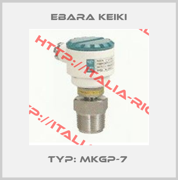 EBARA KEIKI-Typ: MKGP-7 
